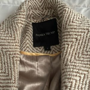 Tweed beautiful coat designed by ivanka trump